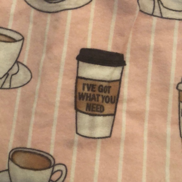 NWT PJ Salvage Rise & Grind Coffee Flannel Pant - Picture 3 of 3